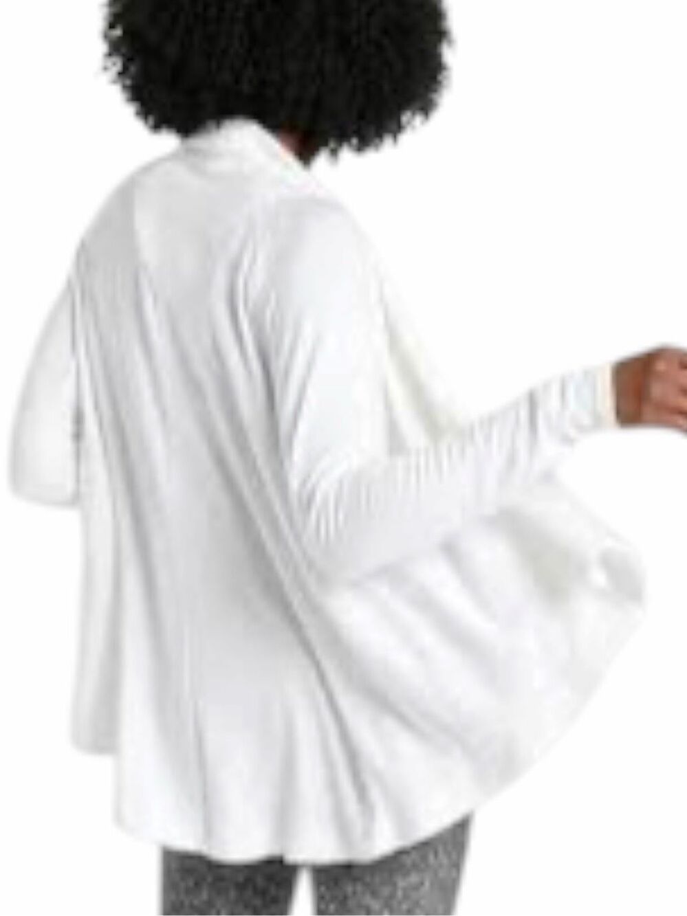 ATHLETA Nirvana Wear Two Ways Wrap White Small Style #416969